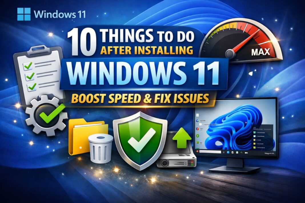 do 10 things after imstalled